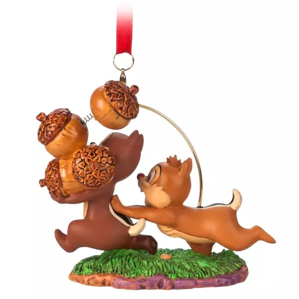  Disney Sketchbook Ornament - Chip 'n Dale With Acorns