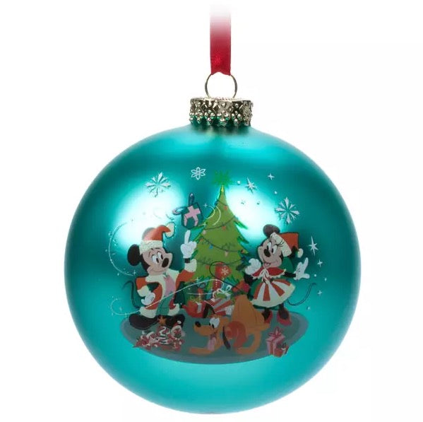  Disney Ball Ornament - Classic Christmas - Glass