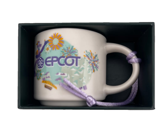  Disney Starbucks Mug Ornament - Epcot - Discovery Series
