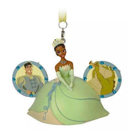  Disney Ear Hat Ornament - Tiana - Princess And The Frog