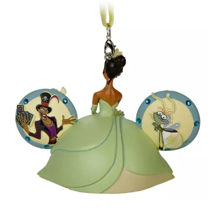  Disney Ear Hat Ornament - Tiana - Princess And The Frog