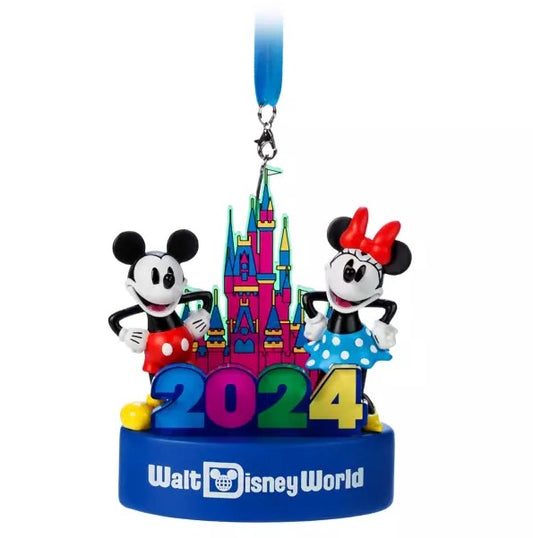  Disney Figurine Ornament - 2024 Walt Disney World