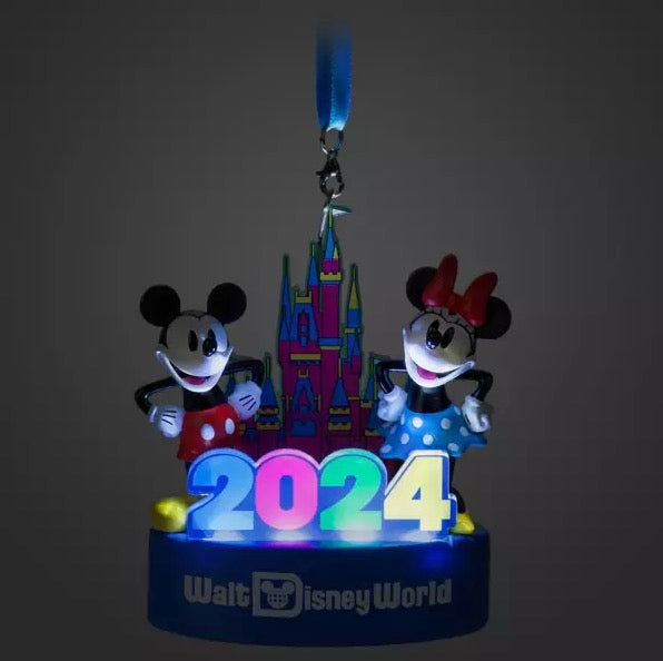  Disney Figurine Ornament - 2024 Walt Disney World
