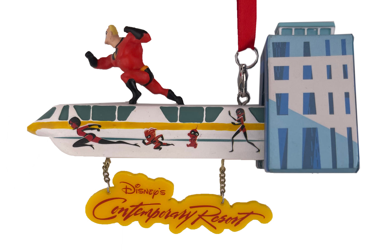  Disney Figurine Ornament - Contemporary Resort Monorail