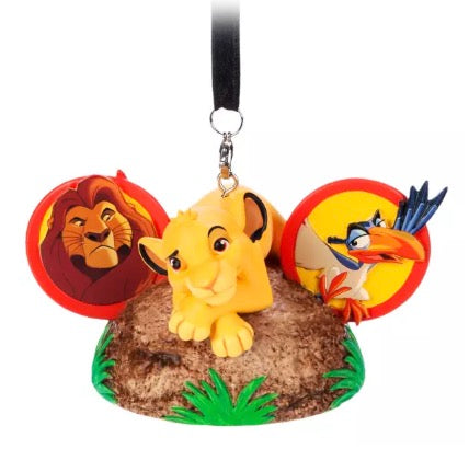  Disney Ear Hat Ornament - Simba - The Lion King