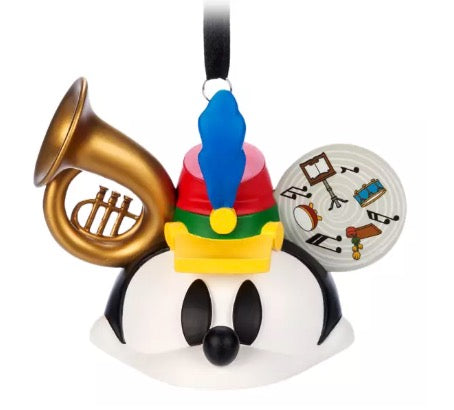  Disney Ear Hat Ornament - Mickey Mouse - The Band Concert