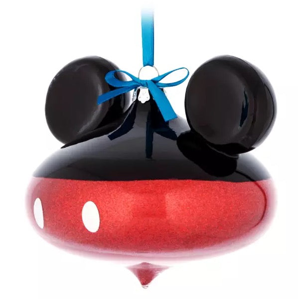  Disney Mickey Ears Icon Ornament - Mickey Glass Bauble