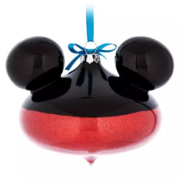  Disney Mickey Ears Icon Ornament - Mickey Glass Bauble