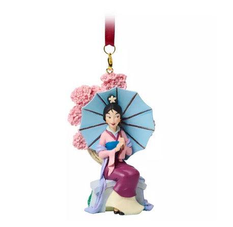  Disney Sketchbook Ornament - Mulan With Parasol