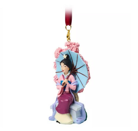 Disney Sketchbook Ornament - Mulan With Parasol