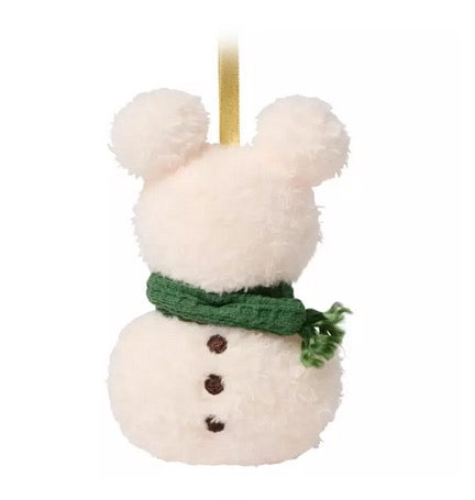  Disney Plush Ornament - Mickey Mouse Snowman
