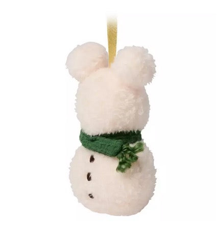  Disney Plush Ornament - Mickey Mouse Snowman