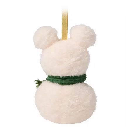  Disney Plush Ornament - Mickey Mouse Snowman