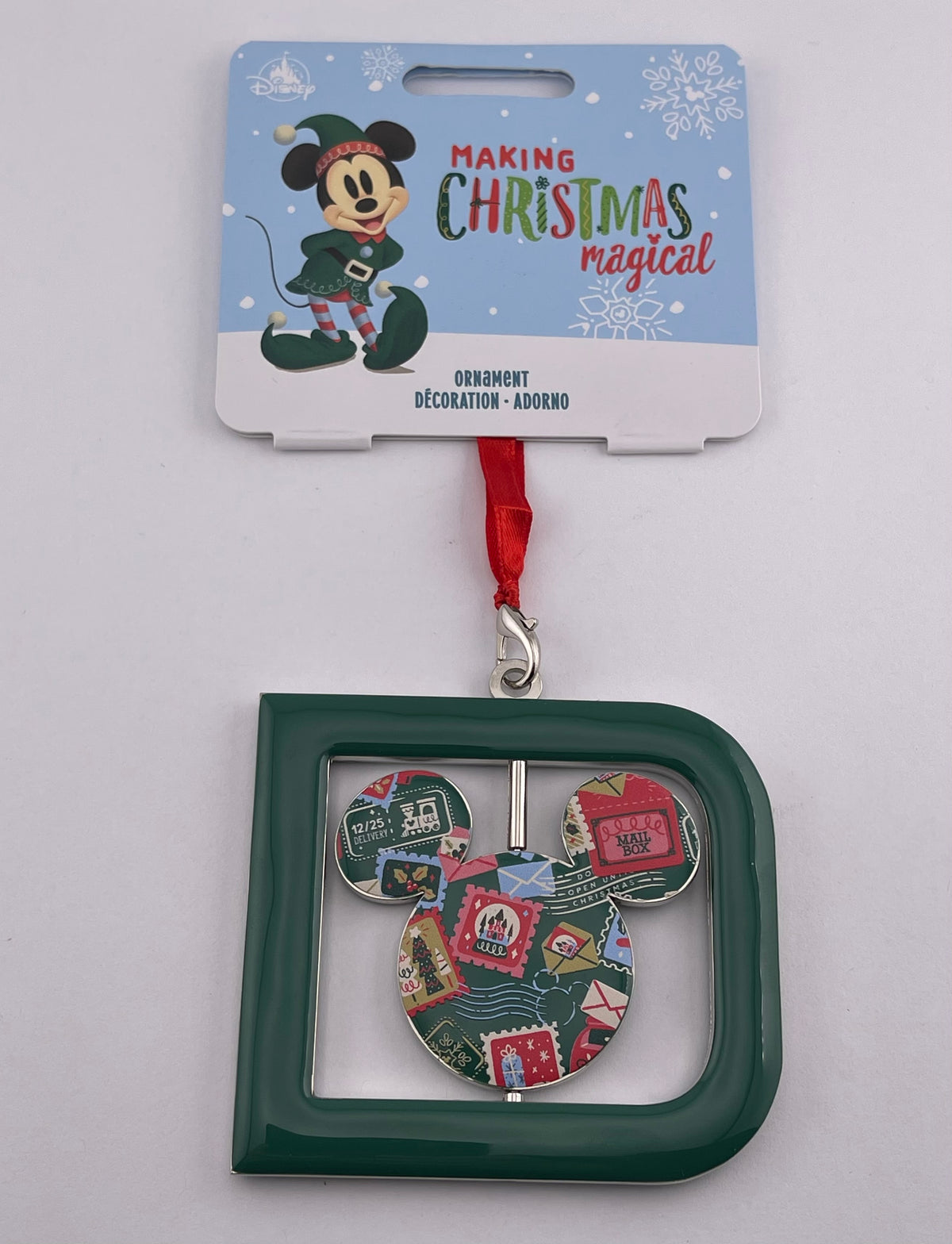  Disney Disc Ornament - Mickey Mouse D Stamp Spinner