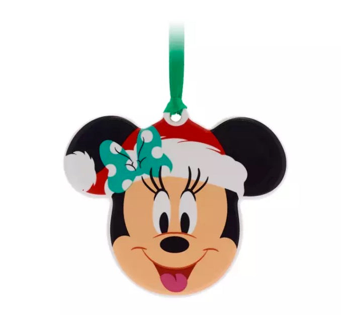  Disney Disc Ornament - Minnie Mouse Festive