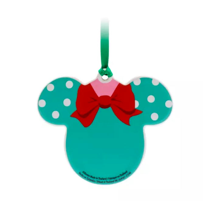  Disney Disc Ornament - Minnie Mouse Festive