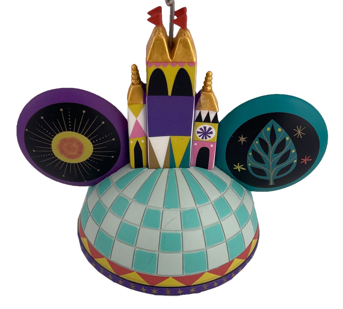  Disney Ear Hat Ornament - It's A Small World - Boat Tours