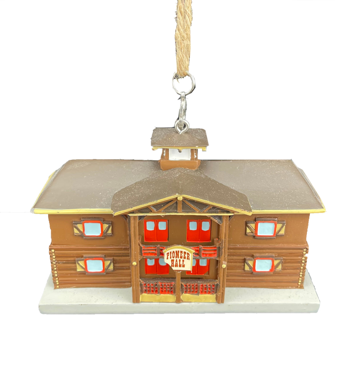  Disney Figurine Ornament - Fort Wilderness Pioneer Hall Building