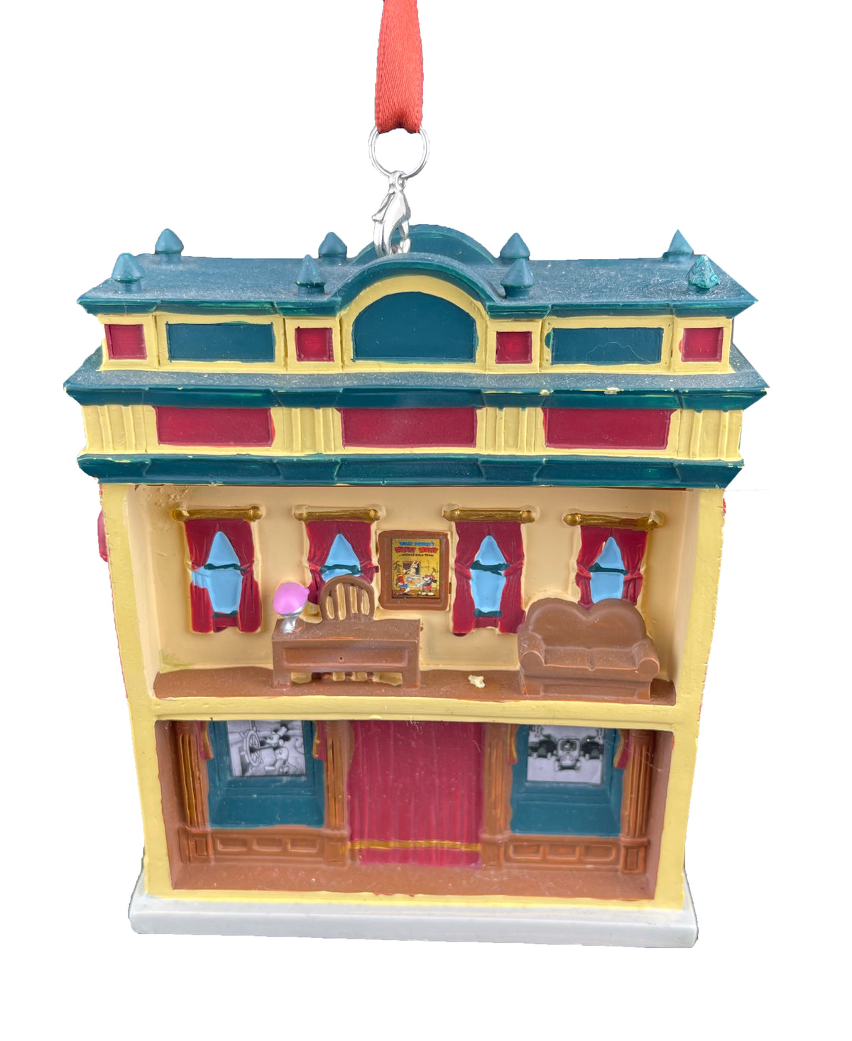 Disney Figurine Ornament - Main Street Cinema Building
