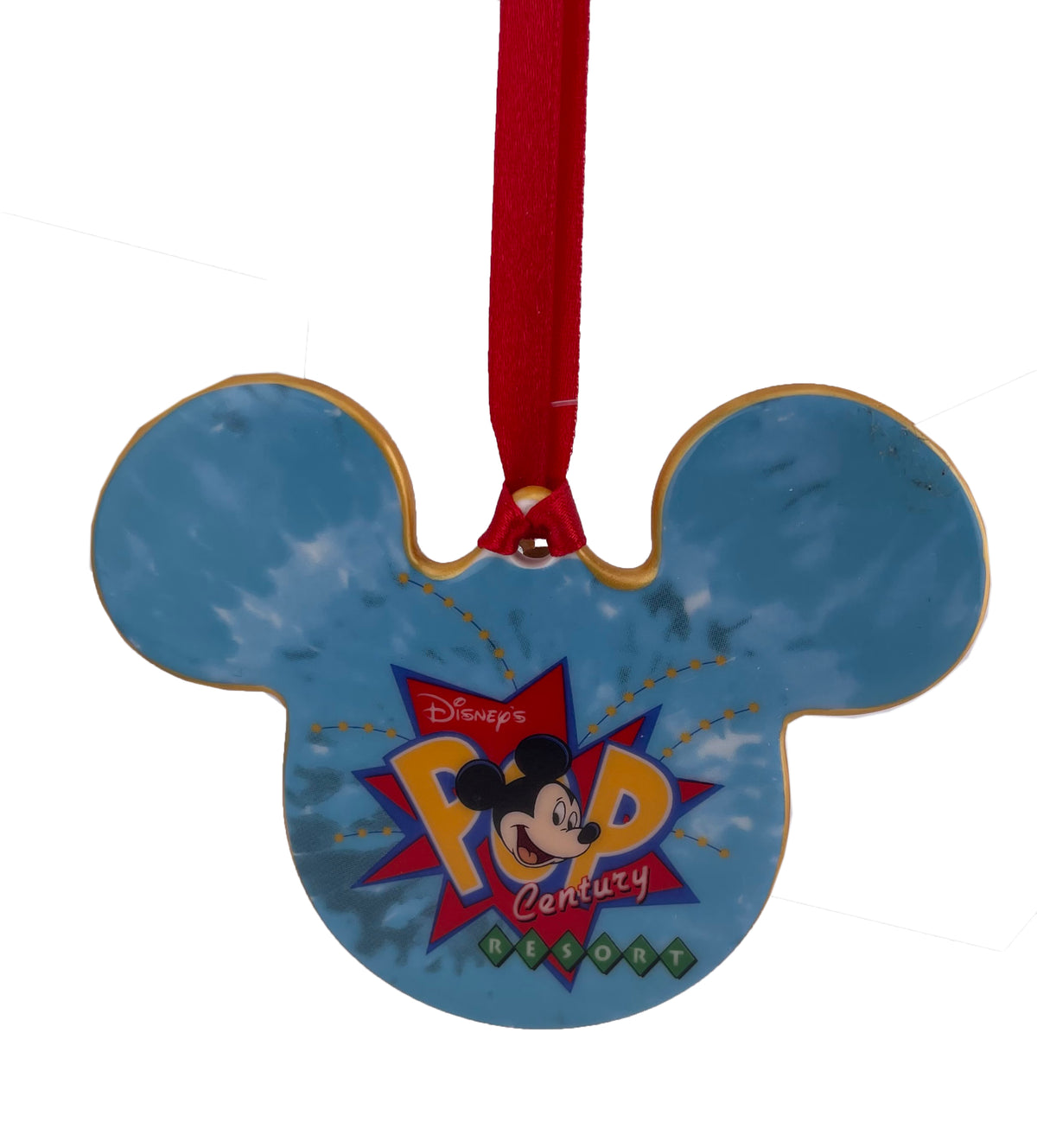  Disney Disc Ornament - Mickey Icon - Pop Century Resort