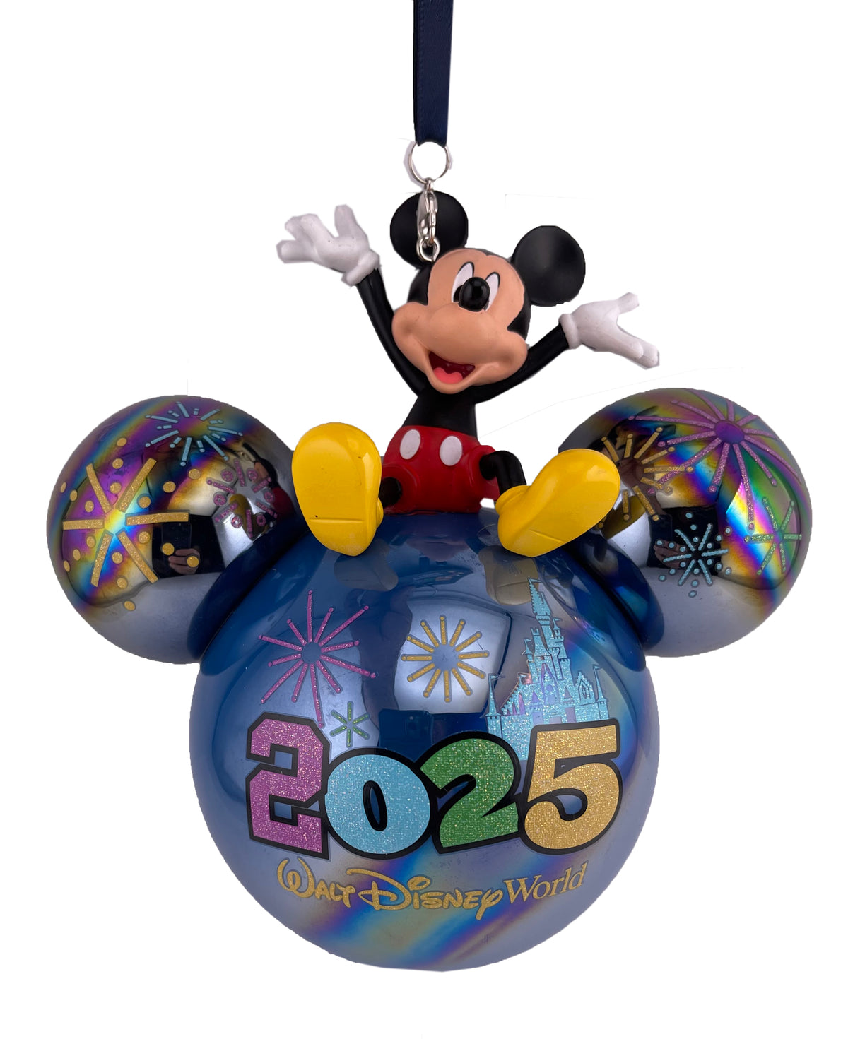  Disney Mickey Ears Icon Ornament - 2025 Dated - Mickey Mouse