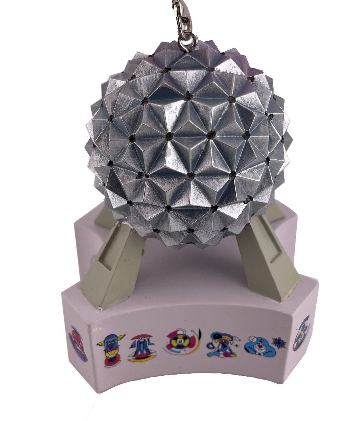  Disney Figurine Ornament - Spaceship Earth Epcot - Light Up