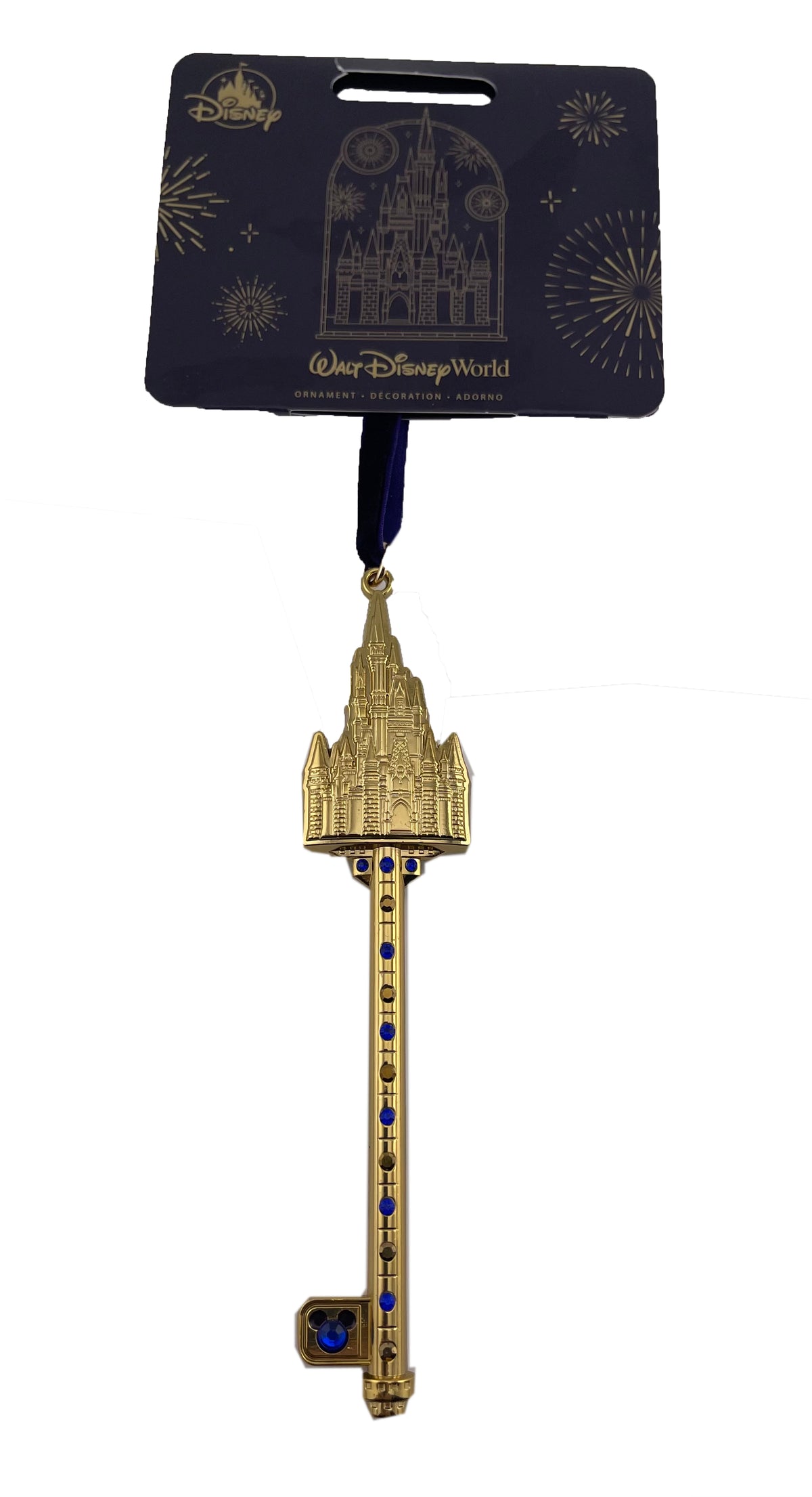  Disney Figure Ornament - WDW Cinderella Castle Gold Key