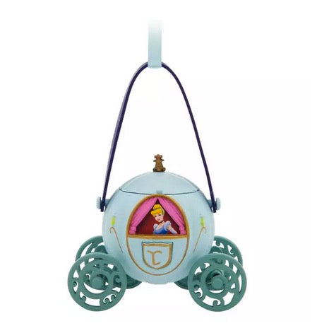  Disney Popcorn Bucket Ornament - Pumpkin Coach - Light Up