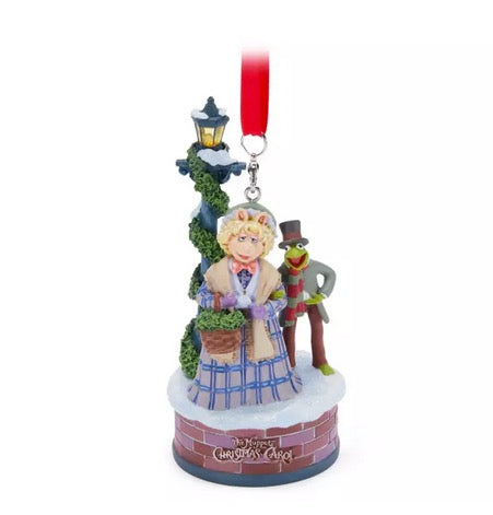  Disney Sketchbook Ornament - Kermit And Miss Piggy Light-Up