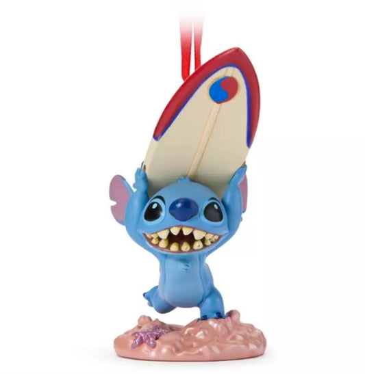  Disney Sketchbook Ornament - Stitch With Surfboard