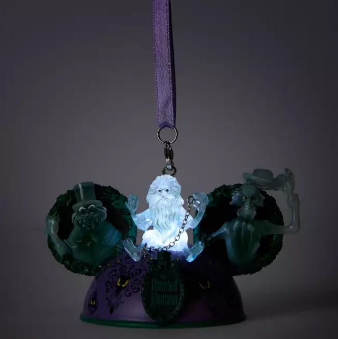  Disney Ear Hat Ornament - Haunted Mansion - Light Up