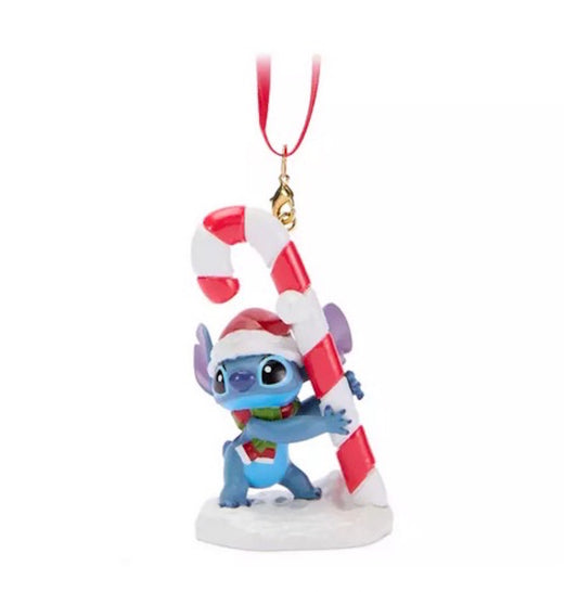  Disney Holiday Ornament - Stitch With Candy Cane