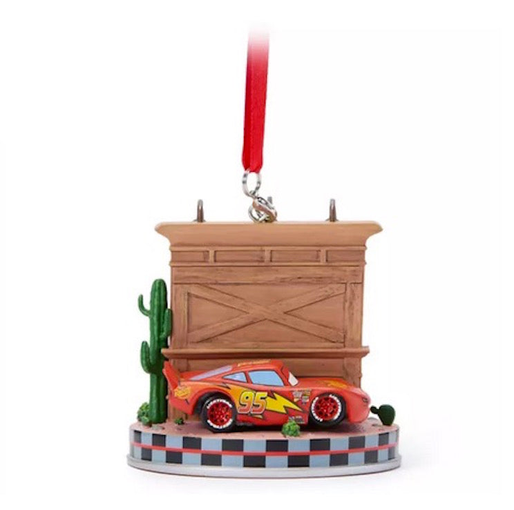  Disney Sketchbook Ornament - Lightning McQueen And Sheriff