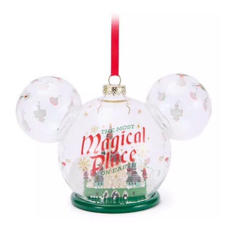  Disney Mickey Ears Icon Ornament - Magical Place On Earth