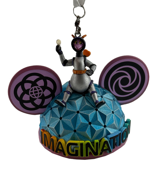  Disney Ear Hat Ornament - Journey Into Imagination With Figment
