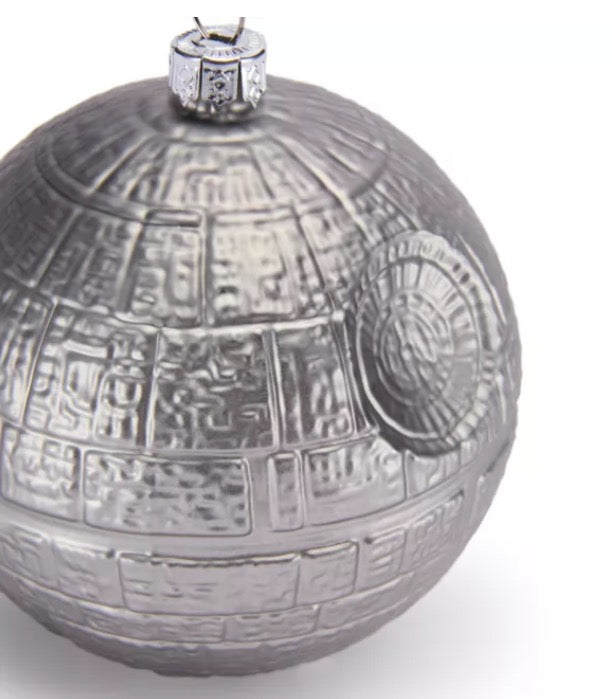  Disney Glass Ornament - Death Star - Star Wars