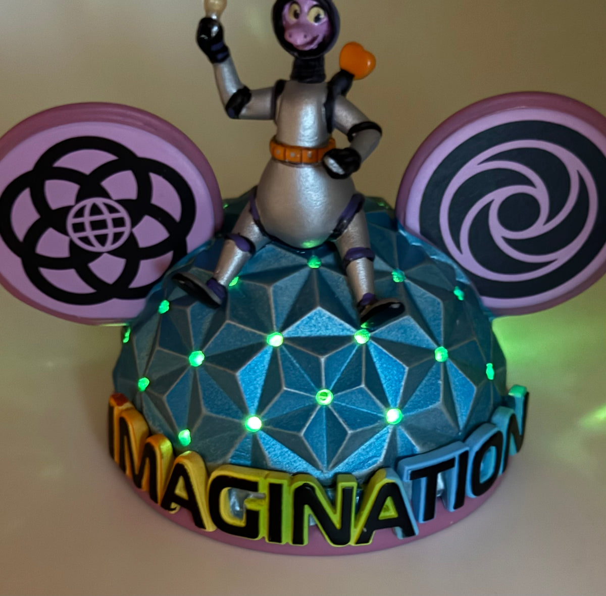  Disney Ear Hat Ornament - Journey Into Imagination With Figment