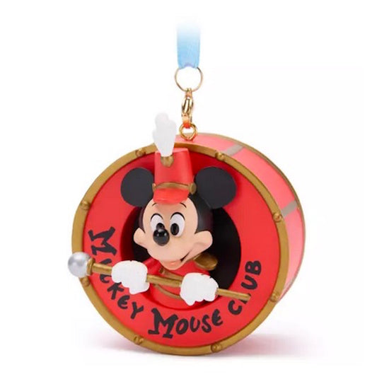  Disney Ornament - Mickey Club 70th Anniversary Drum