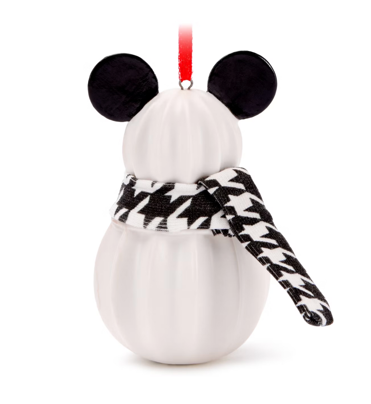  Disney Ornament - Mickey Mouse Snowman With Scarf