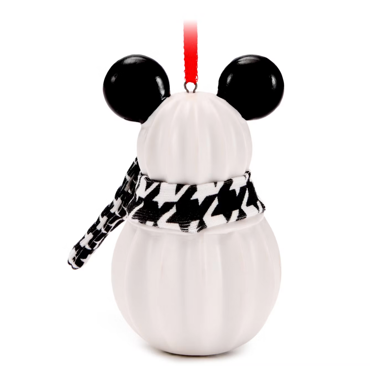  Disney Ornament - Mickey Mouse Snowman With Scarf