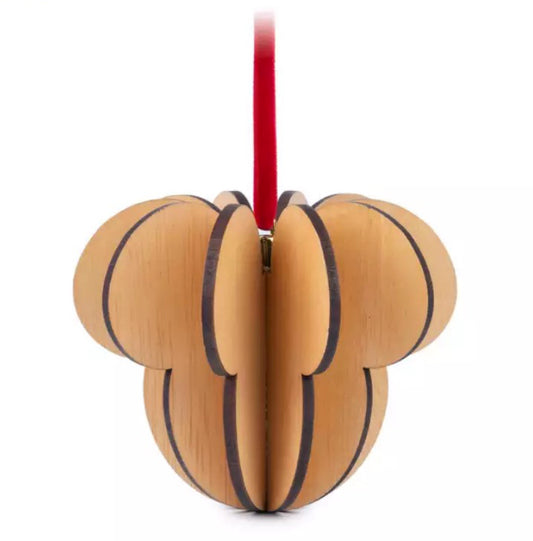  Disney Figure Ornament - Mickey Mouse Icon - Wood