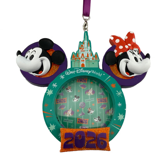  Disney Photo Frame Ornament - 2026 Walt Disney World