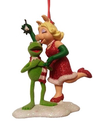  Disney Christmas Ornament - Miss Piggy And Kermit The Frog - Muppets