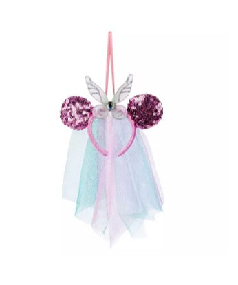  Disney Ear Headband Ornament - Minnie Mouse Fairy Wings