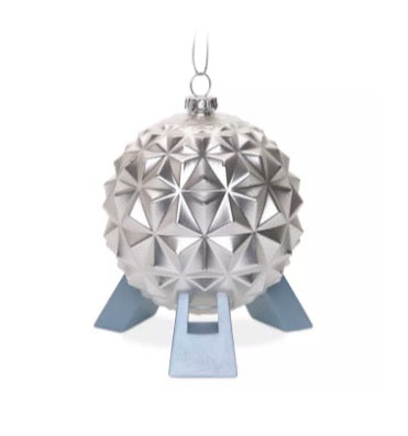  Disney Figurine Ornament - Spaceship Earth - Epcot - Glass