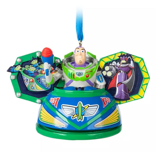 Disney Ears Hat Ornament - Buzz Lightyear Space Ranger Spin