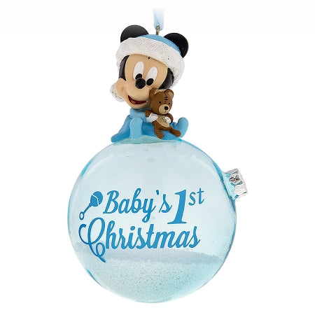  Disney Christmas Ornament - Baby's 1st Christmas - Mickey Mouse