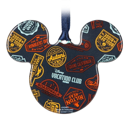  Disney Disc Ornament - Mickey Mouse - Disney Vacation Club