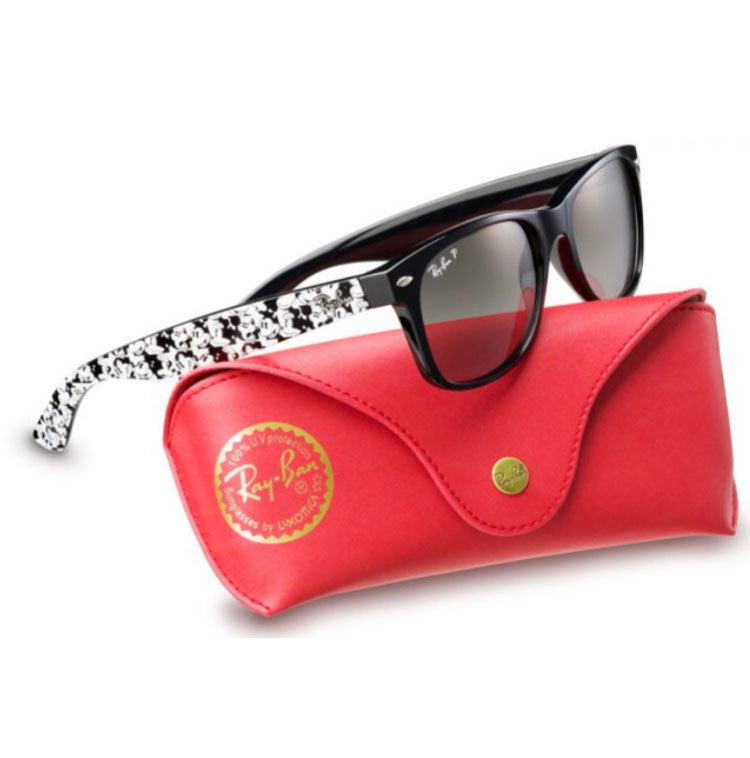  Disney Ray-Ban Sunglasses - Mickey Mouse Expressions - Black And White