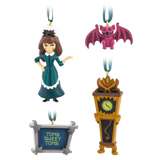  Disney Christmas Ornament Set - The Haunted Mansion - Mini